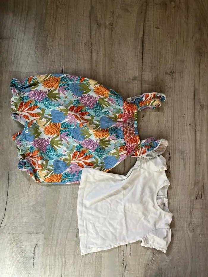 Tee-shirts combi short 23 mois