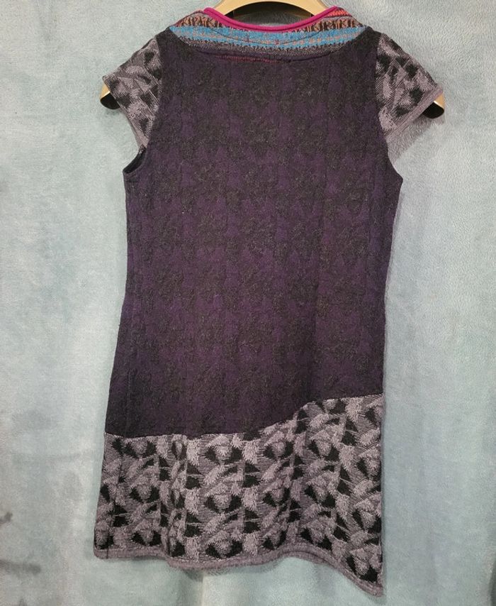 Robe / Tunique en Laine Merinos  👗 Patrice Breal - Taille 1 - photo numéro 2