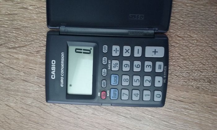 calculatrice conversion euro Casio - photo numéro 2
