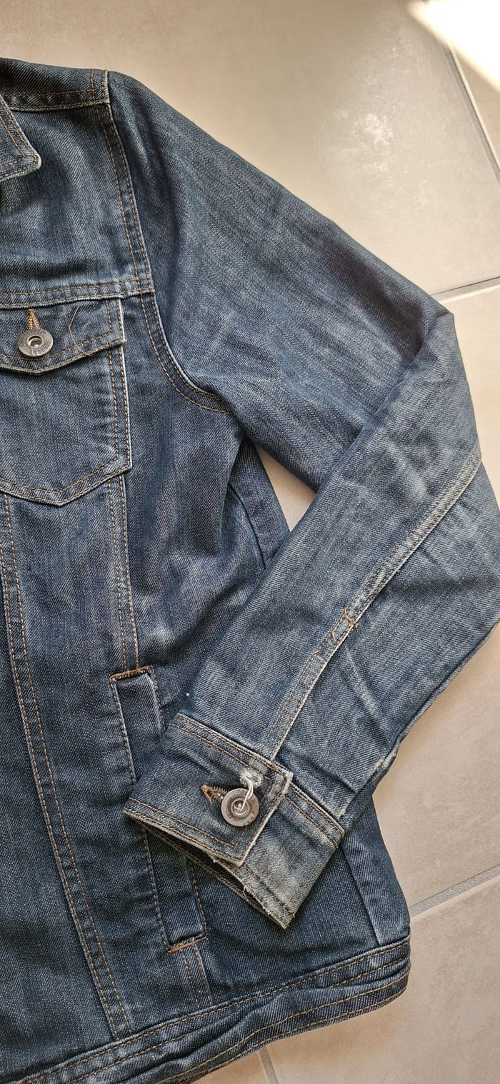 Veste en jean KIABI bleue XS 14 ans - photo numéro 5