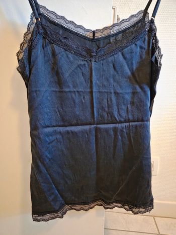 Haut pyjama noir