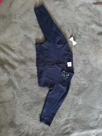 Gilet 18 mois bleu marine