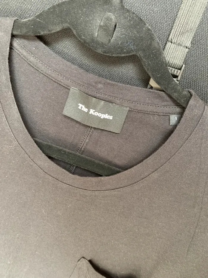 T-shirt noir The Kooples taille 1 brodé - photo numéro 2