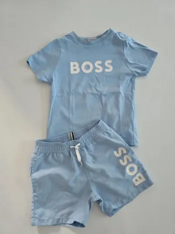 Ensemble short Boss turquoise