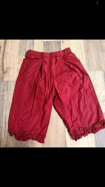 Pantalon rouge pour fille