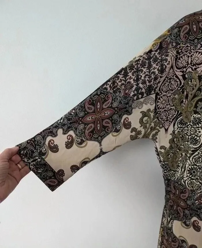 Robe manches 3/4 - La Fée Maraboutée - taille 40 - photo numéro 3