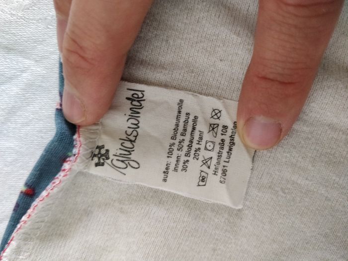 Couche lavable plate et coton et bambou avec snappi - photo numéro 2