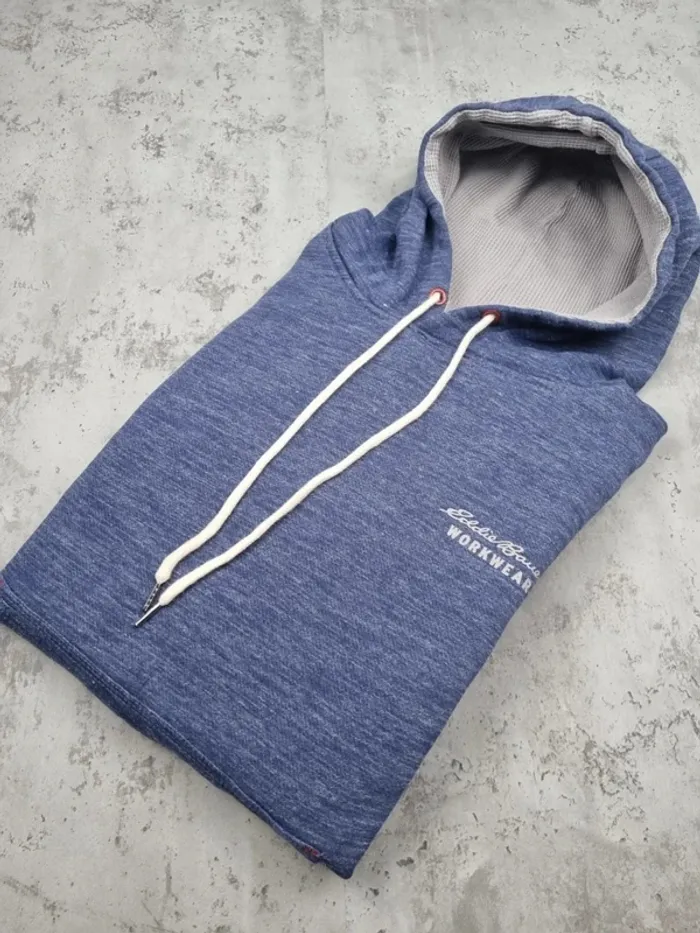 Sweat à capuche Eddie Bauer bleu – Taille M Homme
