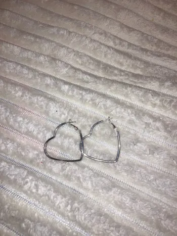 Boucles d’oreilles créoles coeur
