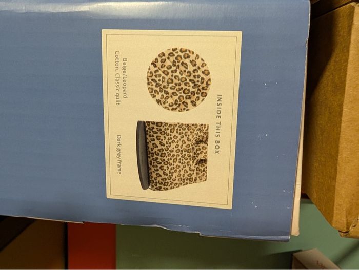 Transat bliss  babybjorn léopard beige jamais utilisé sous carton - photo numéro 5