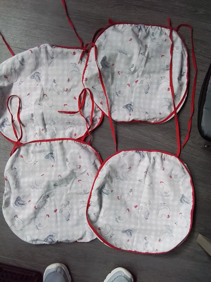 housse de coussin de chaise vide