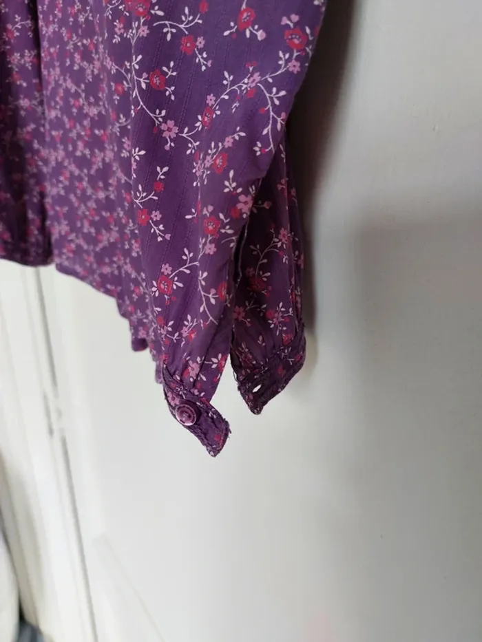 Chemise légère fleurie 6A - photo numéro 4