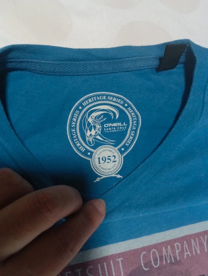 Tee shirt manches courtes homme O'NEILL taille M rétro vintage - photo numéro 4