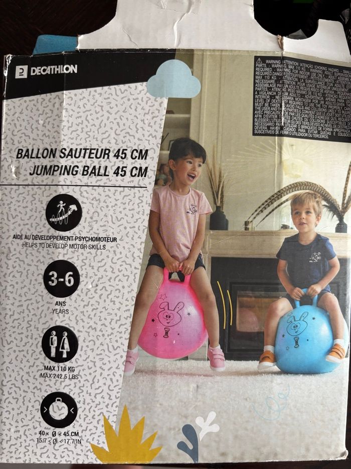 Ballon sauteur 3-6 ans