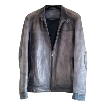 Veste en cuir mise au Green xxl homme