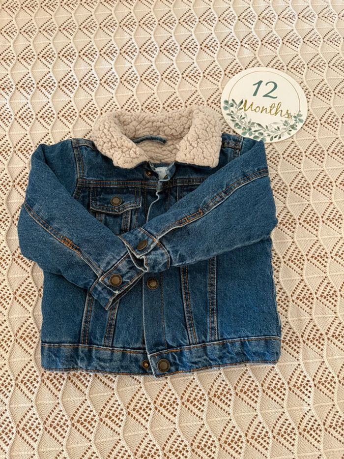 Veste en jean bébé 12 mois