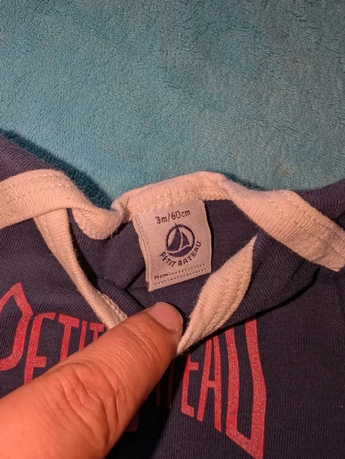 Lot de 2 bodies Petit Bateau - Taille bébé - photo numéro 4