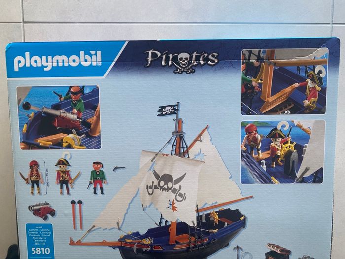 Playmobil 5810 chaloupe des pirates avec canon neuf - photo numéro 10