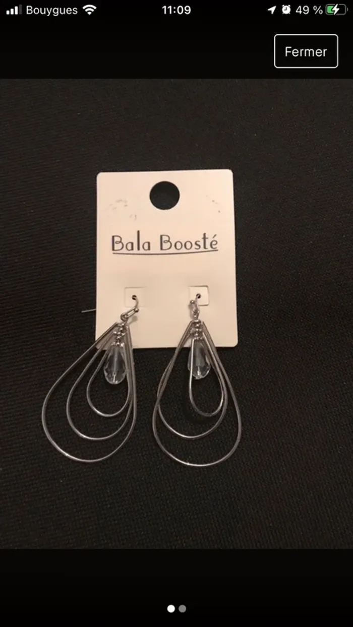 Boucles d oreilles Bala Booste