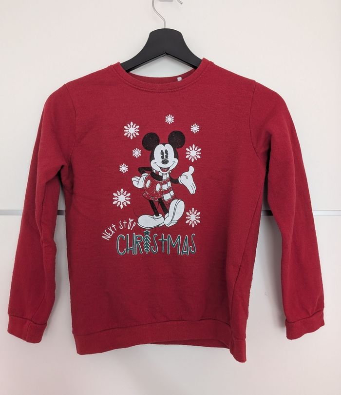 Sweat Disney Mickey Mouse Rouge 8 ans