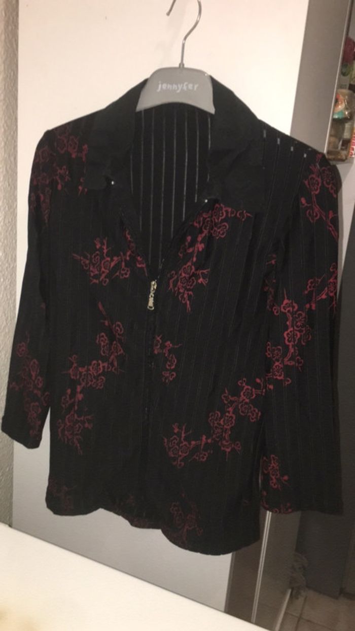 Chemise à fermeture éclaire