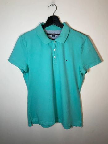 Polo menthe pour femme Tommy Hilfiger taille L 319