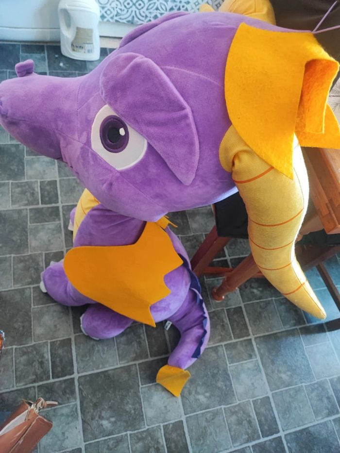 Rare Grande peluche 1 mètre spyro Activision xxl - photo numéro 7