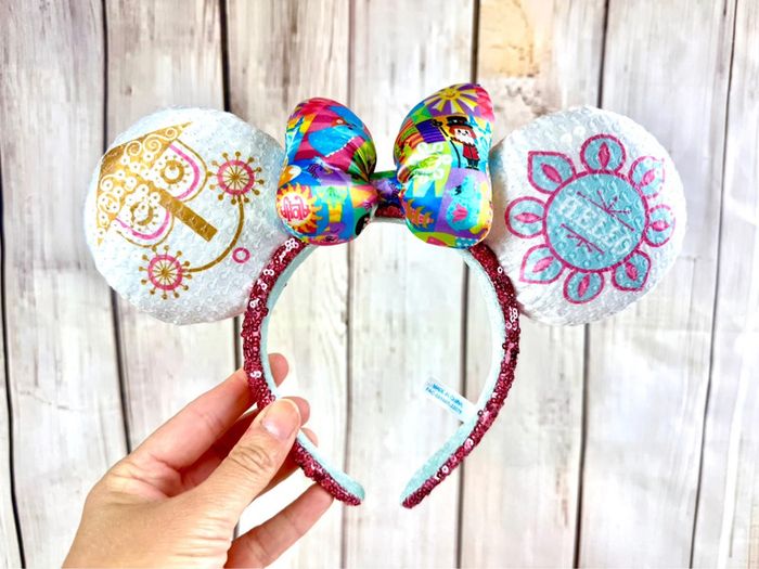 Ears serre-tête oreilles Minnie attraction it’s a small World Tokyo Disneyland import Japon