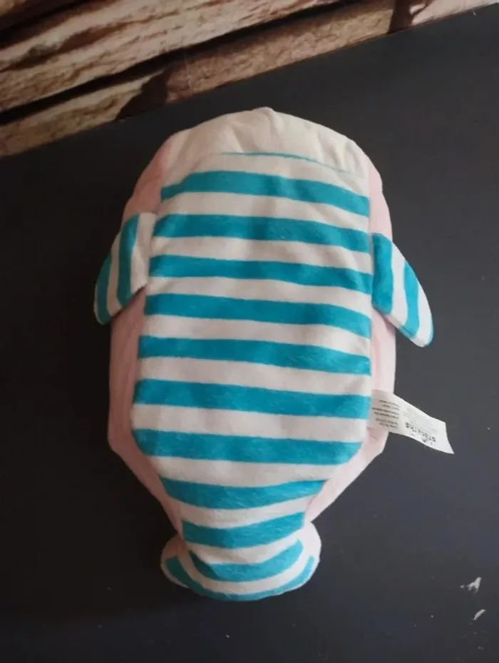 🐻Peluche Boudin Stackins Friends Baleine Rose 🐻 - photo numéro 3