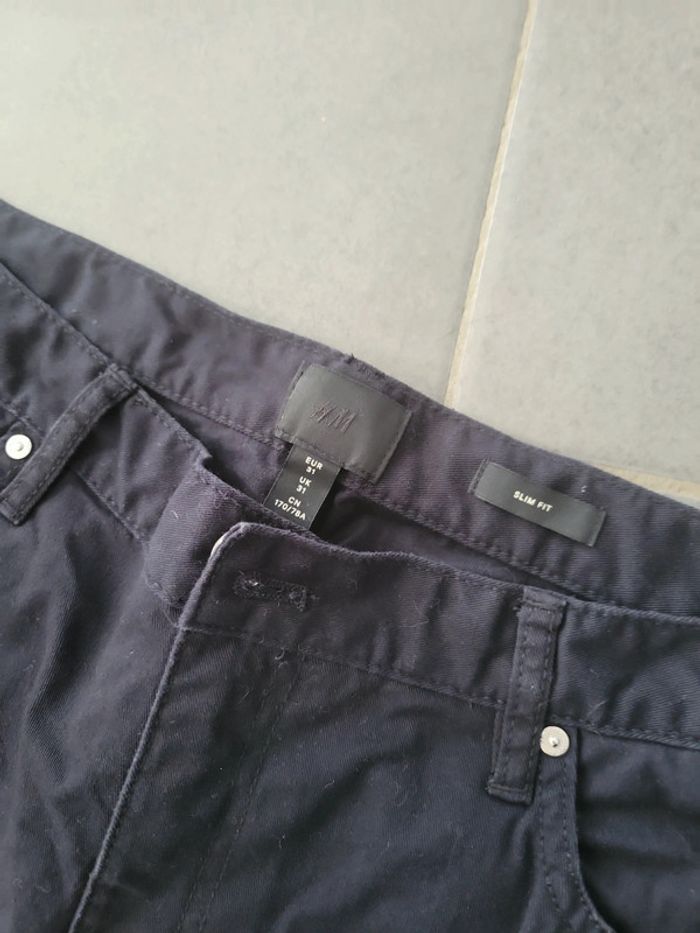 Pantalon noir homme slim fit hm - photo numéro 2