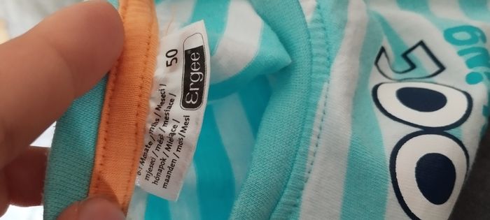 T-shirt ML garçon 0 mois ergee - photo numéro 4