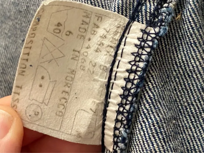Veste jeans  Overseize vintage année 80 Buffalo - photo numéro 6