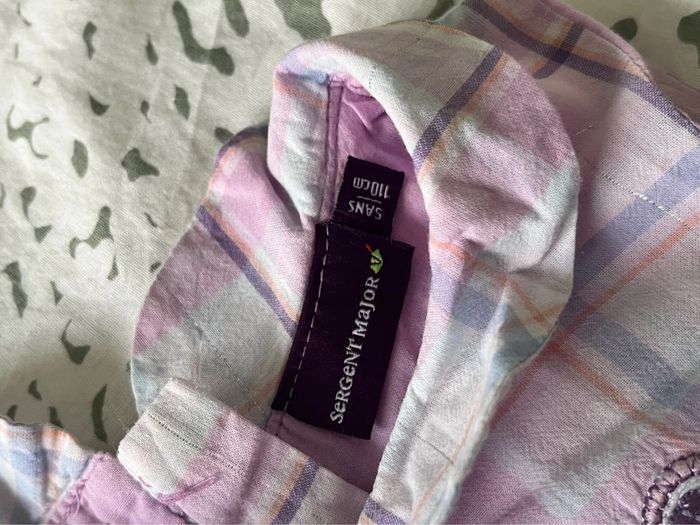 Robe à carreaux Rose - photo numéro 2