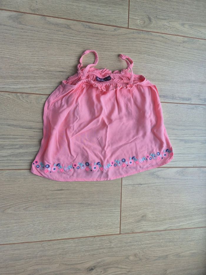 Débardeur fluide rose sergent major 3 ans