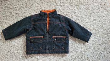 Veste en jean chaude réversible