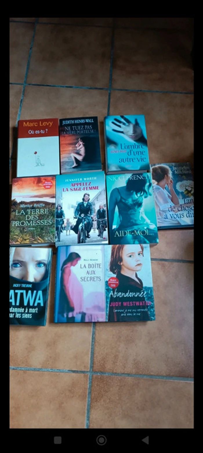 Lot ou à l'unité Livres