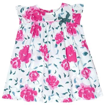 Petit Bateau Robe à manches courtes 24 mois