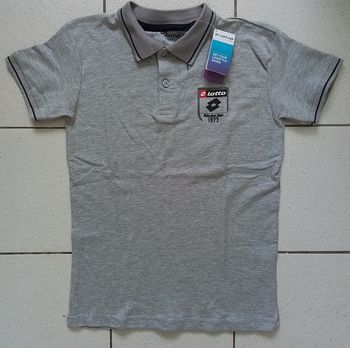 Polo manches courtes garçon. 14ans. LOTTO