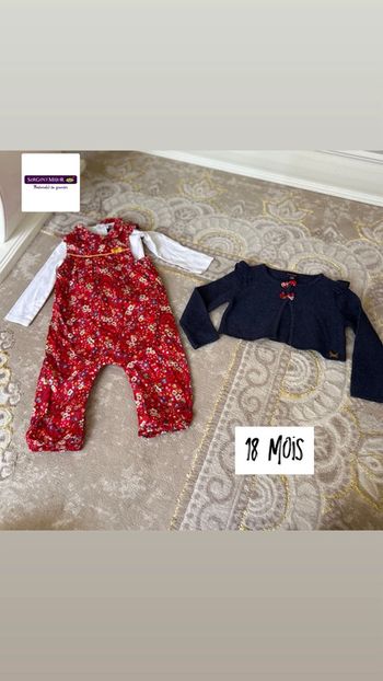 Ensemble Sergent major taille 18 mois