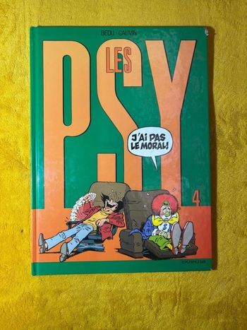 Bd Les Psys Tome 4 J'ai pas le moral!