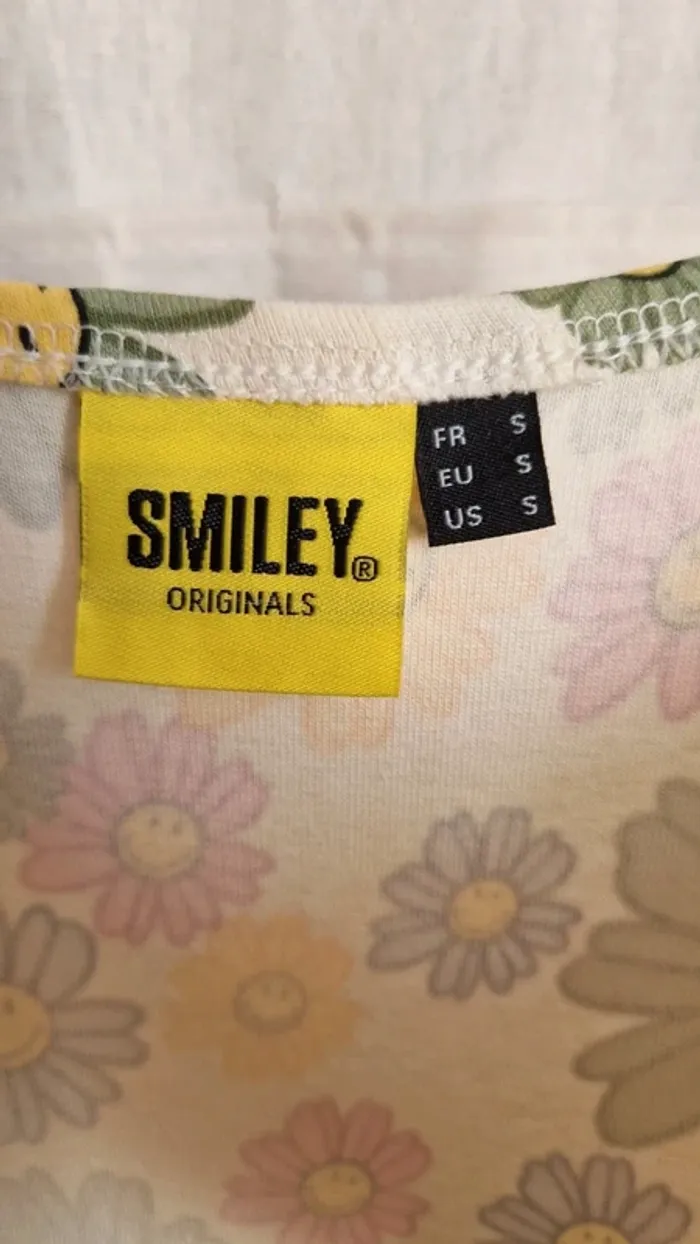 Robe été / Fleuri / Smiley /  Robe moulante - photo numéro 3