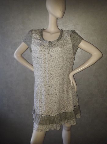 robe blanche et noire terre de marins taille 42