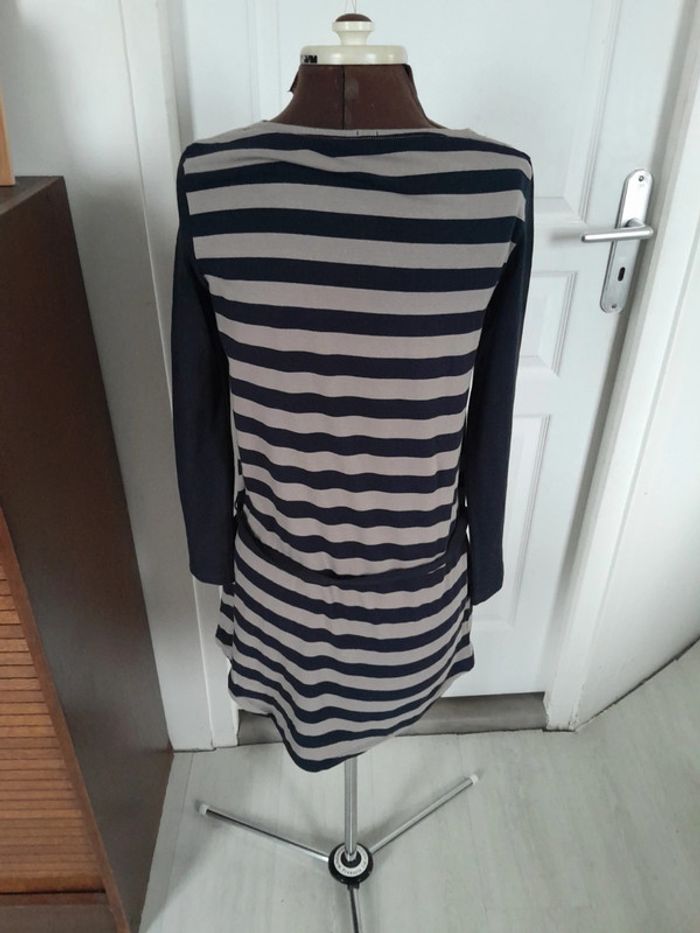 Jolie robe style marinière terre des marins taille 2 - photo numéro 2