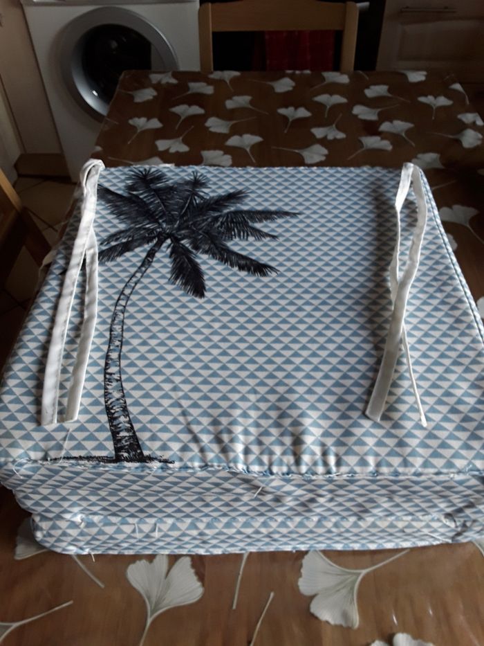 Lot de 3 coussins de chaise Neuf - photo numéro 3