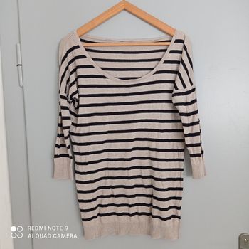 Pull à rayures t38/40
