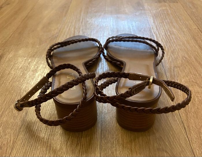 Sandales en cuir femme 38 - photo numéro 3