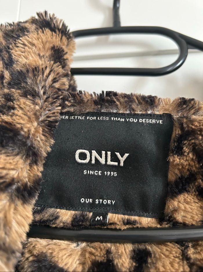 Doudoune / Parka kaki à motifs Only Taille M - photo numéro 3