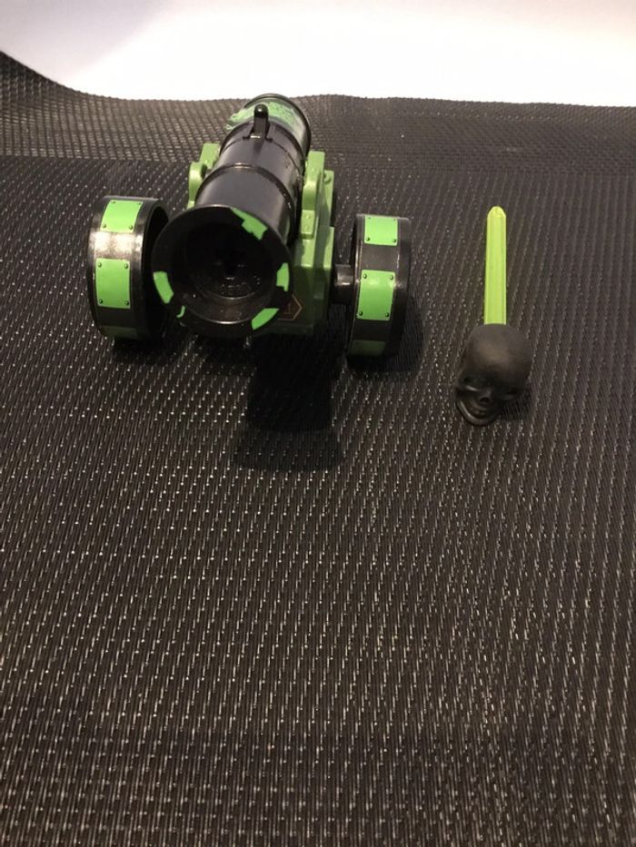 Playmobil canon pirates noir et vert avec projectile squelette tête de mort - photo numéro 6