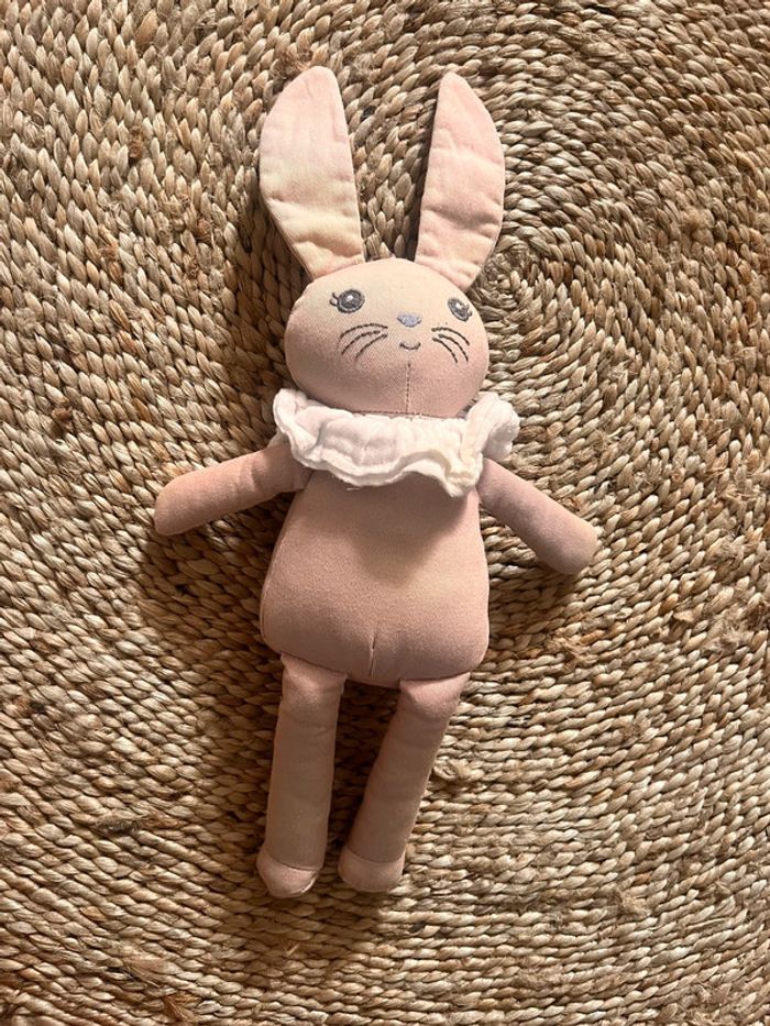 Doudou lapin Elodie détails