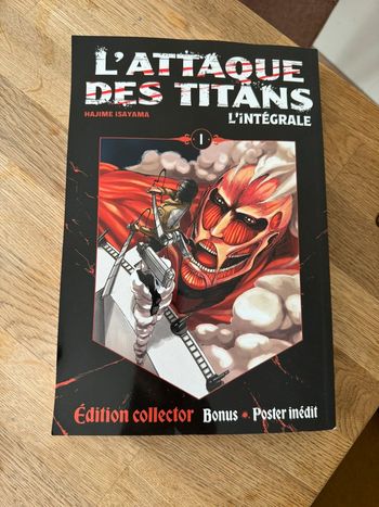 Manga collection collector attaque des titans